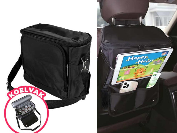 Koeltas En Organizer Voor Autostoel - Ideaal Voor Uitjes En Onderweg! ...
