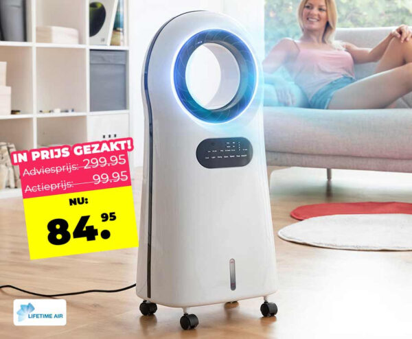 Mobiele Bladeless Air Cooler - Opruiming: NERGENS GOEDKOPER! ...