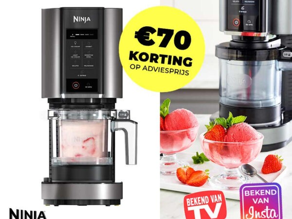 Ninja Creami IJsmaker - Maak En Personaliseer Zelfgemaakte Lekkernijen! ...