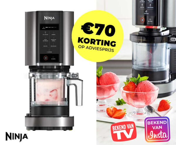 Ninja Creami IJsmaker - Maak En Personaliseer Zelfgemaakte Lekkernijen! ...