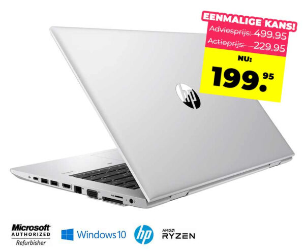 HP Probook 645 14" Refurbished - Met Snelle 256GB SSD En Windows 10 Pro! ...