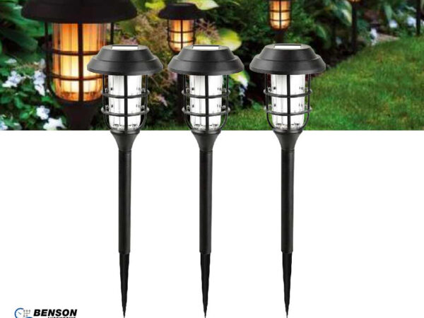 3-Delige Set Solar Fakkels - Met Realistisch Vlameffect! ...