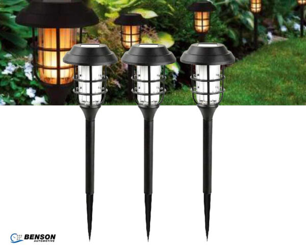 3-Delige Set Solar Fakkels - Met Realistisch Vlameffect! ...