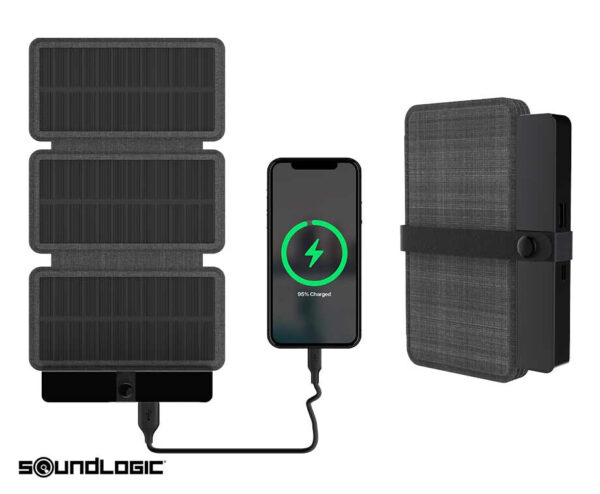 Opvouwbare Solar USB Oplaad Pad - Voor Telefoons