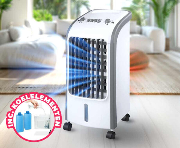 Air Cooler XL Energiezuinig - Koelt Met Water En Koelelementen! ...