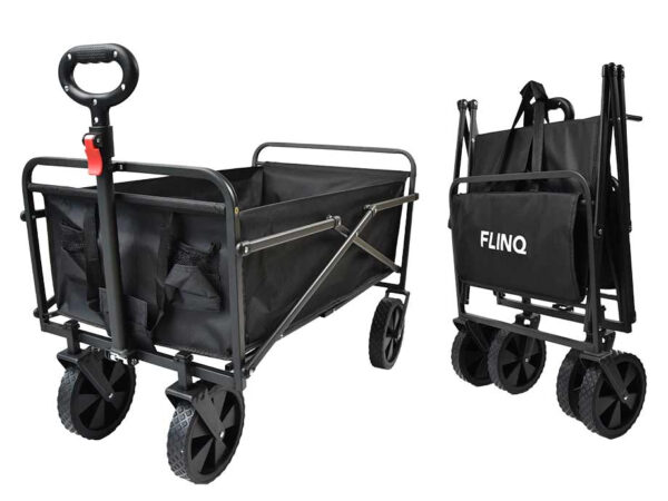 Opvouwbare Bolderkar 100L - Voor Boodschappen