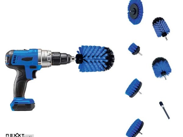 7-Delige Borstelset Voor Boormachines - Voor Iedere Schoonmaakklus! ...