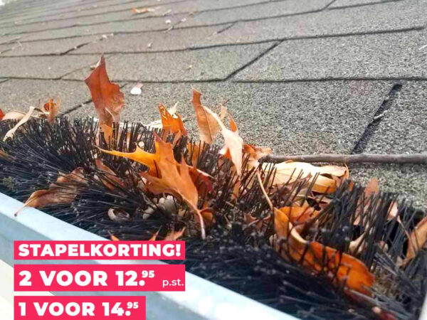 Dakgootborstel 4 Meter Gootbescherming - Voorkomt Hoge Onderhoudskosten! ...