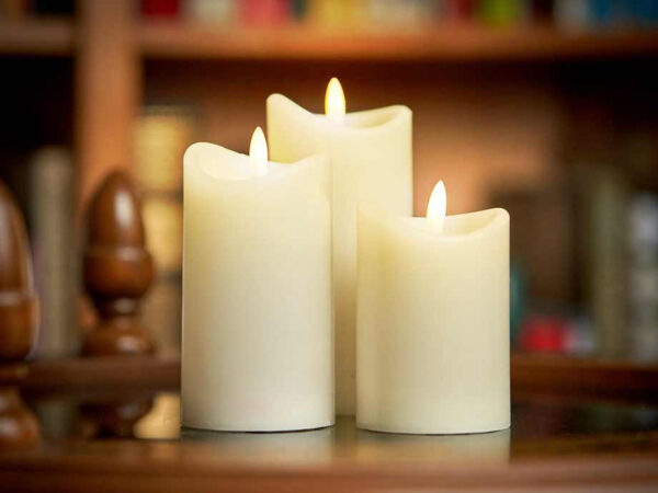 3-Delige Set LED Kaarsen - Flikkeren Als Echte Kaarsen! ...