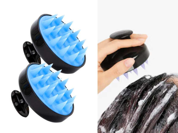 2-Pack Scalp Massager Borstel Silconen - Voor Haargroei