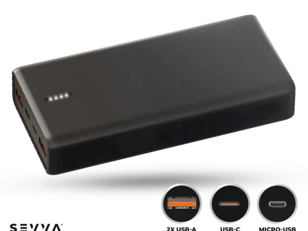SEVVA® 20.000 mAh Powerbank Met Snelladen - Tot 6x Telefoon Opladen! ...