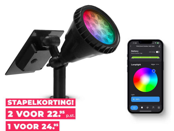Solar Spot Smart Met App - Met Kleurinstellingen