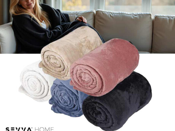 SEVVA® Home XXL Flanel Fleece Deken - Vandaag 1+1 GRATIS! ...