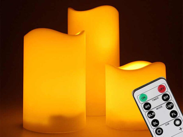 3-Delige Set Elektrische Kaarsen - Geschikt Voor Binnen En Buiten! ...