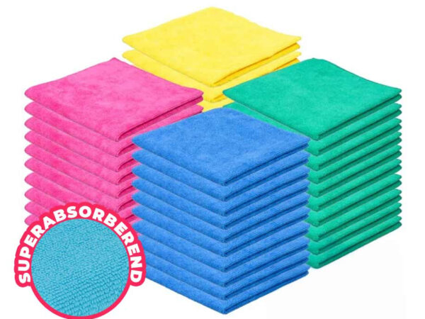 50-Pack Microvezeldoekjes - Ultieme Reiniging Zonder Strepen! ...