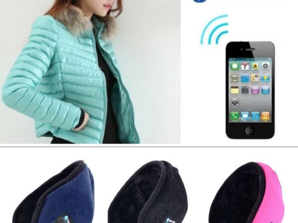 Oorwarmers met bluetooth headset