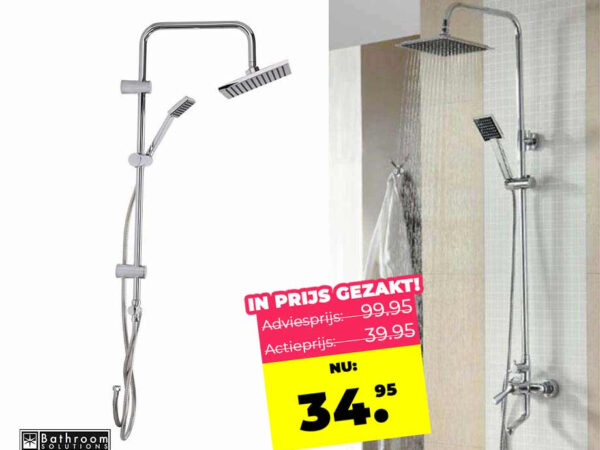 Hotel Regendouche Met Handdouche Chroom - Douchen Als In Een Vijfsterren Ho ...
