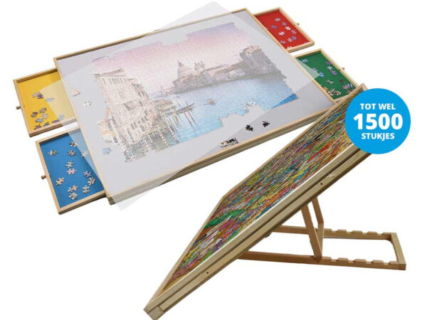 FlinQ Puzzeltafel Premium - Voor Puzzels Tot 1500 Stukjes! ...