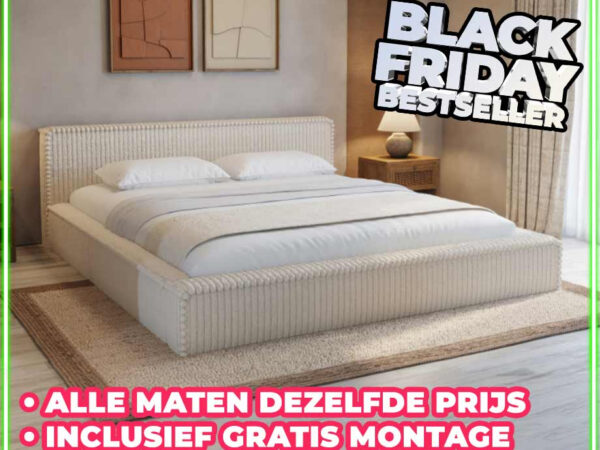 Teddyrib Bed Met Opbergruimte - Inclusief GRATIS Montage! ...