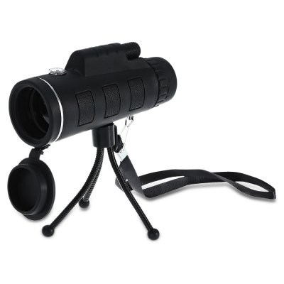 40 x 60mm monoculaire telescoop met kompas- en mobiele telefoonclip