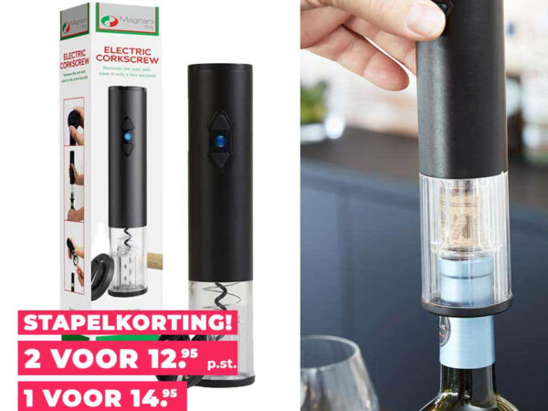 Elektrische Kurkentrekker - Openen Zonder Knoeien En Kracht Zetten! ...