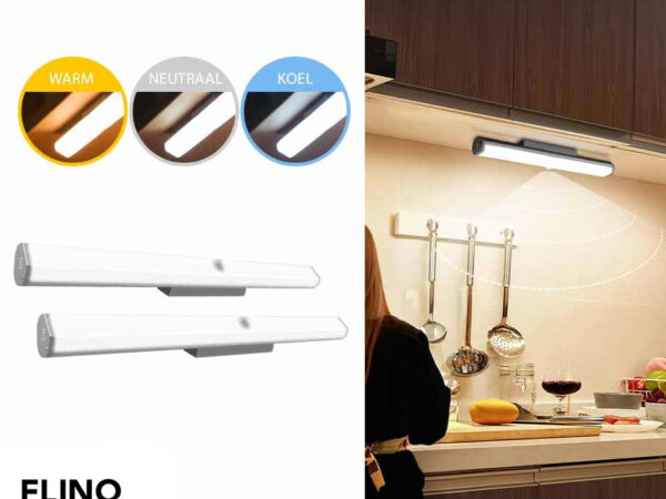 2-Pack Draadloze Smart Sensor LED Light - Met 3 Lichtstanden! ...