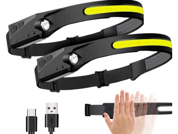 Oplaadbare Hoofdlamp 1+1 GRATIS - Met Power LED Strip! ...