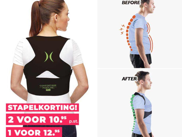 Comfortisse Posture PRO Rugcorrector - Direct Een Correct Postuur! ...