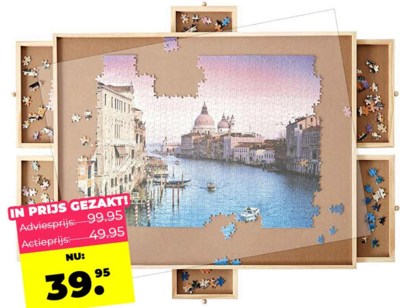 Houten Puzzeltafel - Gemakkelijk Puzzelen En Opbergen! ...