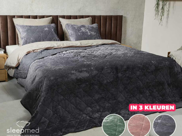 Velvet Bedsprei Inclusief Kussensloop - Luxe En Warm! ...