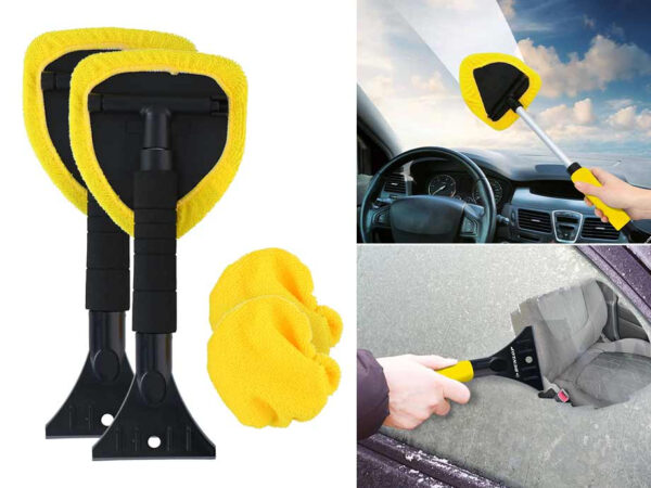 Dunlop IJskrabber Met Raamwisser En Lange Steel - Vandaag 1+1 GRATIS! ...