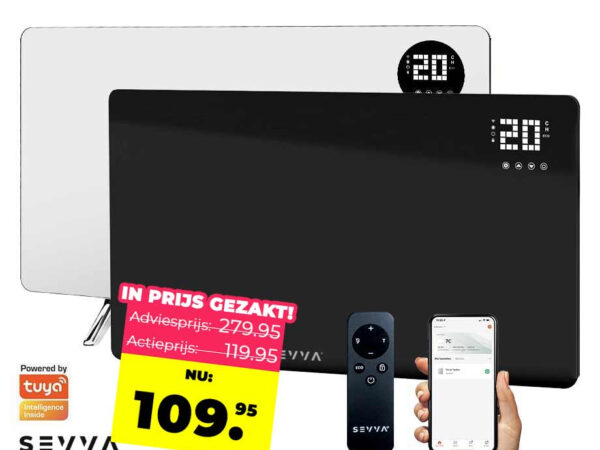 SEVVA® Slimme Infrarood Paneelverwarming Met WiFi - Snel en Voordelig Verw ...
