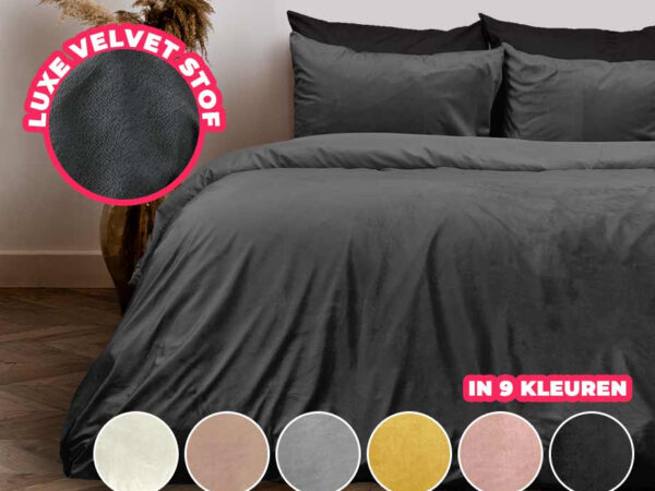Sleeptime Velvet Dekbedovertrek - Luxe Fluwelen Stof! ...