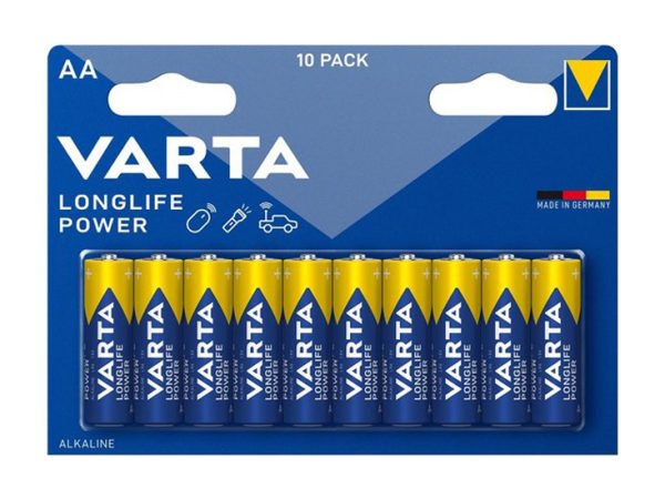 10 Varta Longlife Power AA Batterijen