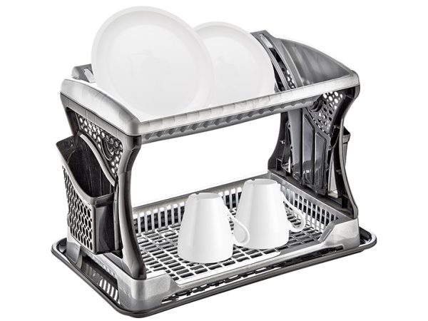 Michelino Afdruiprek - 2 laags - 47 x 30 x 13 cm - Grijs