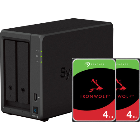 DS723+ incl. 2x Seagate Ironwolf 4 TB harde schijf