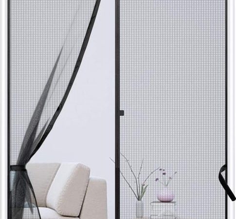 Deluxa Garden Magnetisch Vliegengordijn - Hordeur - Deurgordijn - 99x210 cm - Zwart