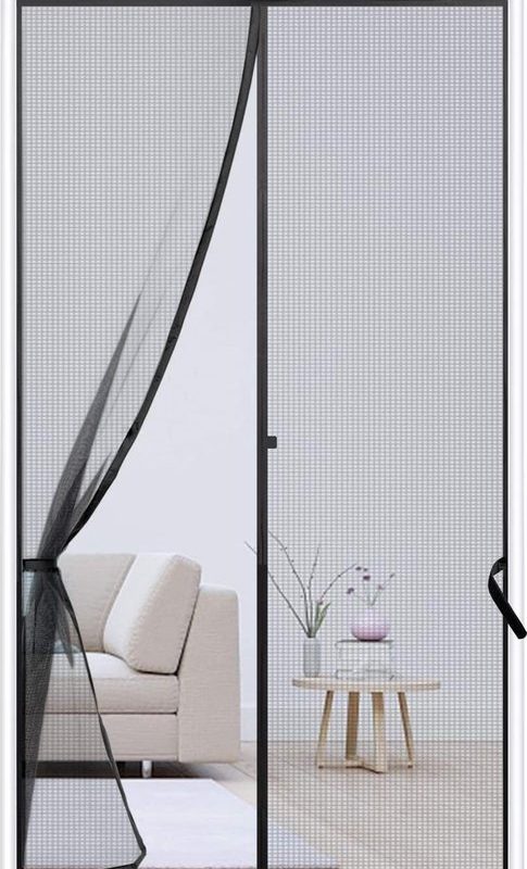 Deluxa Garden Magnetisch Vliegengordijn - Hordeur - Deurgordijn - 99x210 cm - Zwart