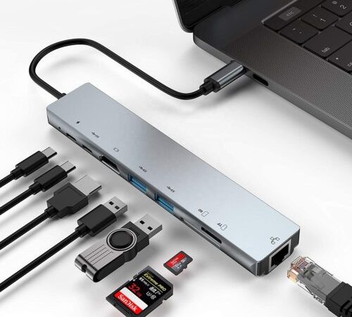 USB C HUB Type C Dock Voor macBook Pro Air USB C Splitter